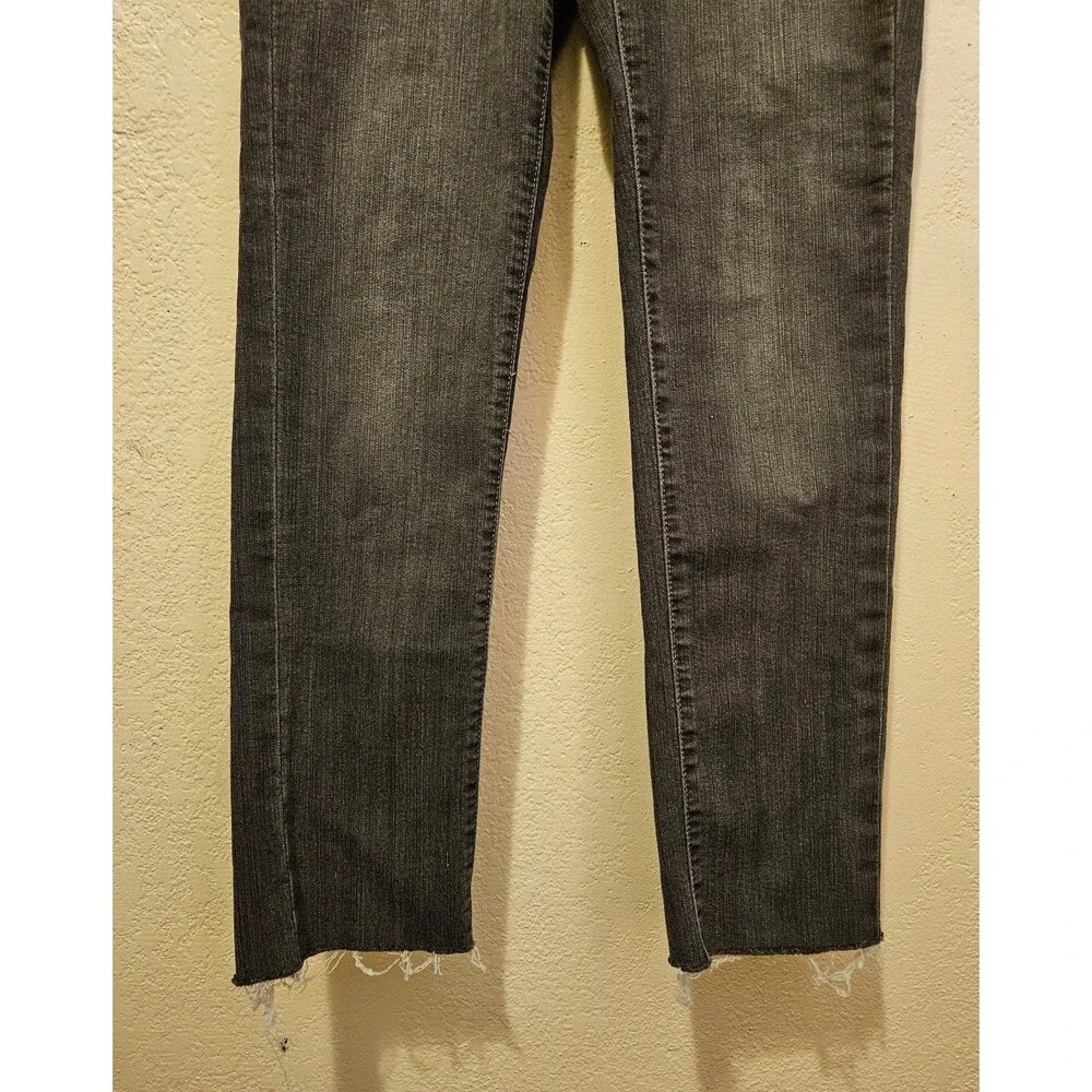 Jag Jeans Size 4 Slim Grey Pull On Tummy Tuck waistband - Picture 3 of 10